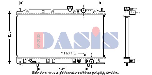 AKS DASIS Radiaator,mootorijahutus 140032N